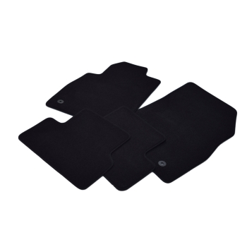 Opel Astra J (2009–2019) – Czarne dywaniki samochodowe welurowe Gold PLUS – Standard